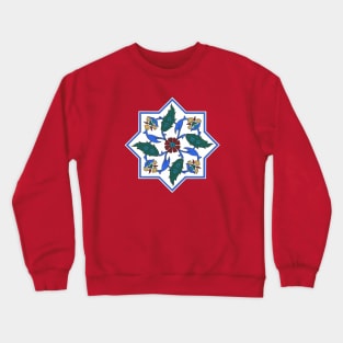 Turkey Iznik Tile pattern Istanbul Crewneck Sweatshirt